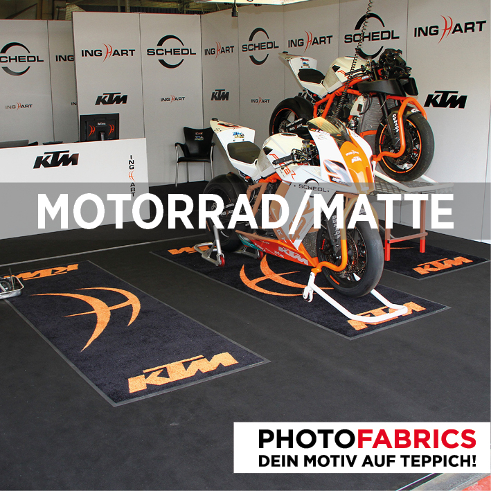 Motorradteppich KTM & WP