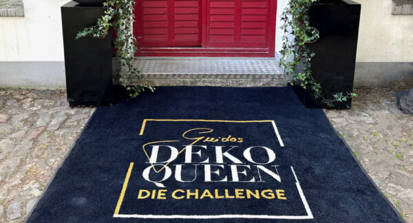 Guidos Deko Queen bedruckte Matte Produktion