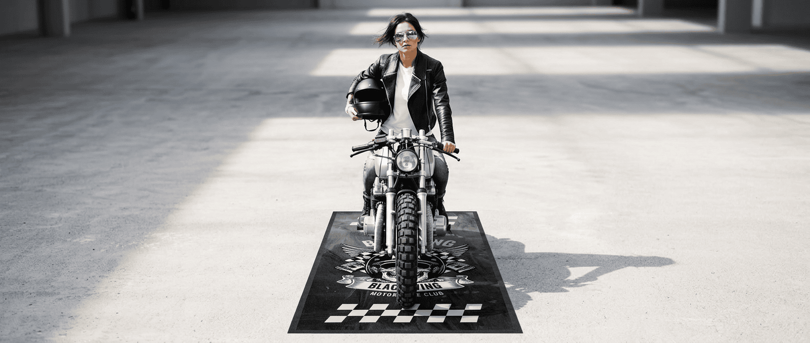 Motorradmatte KI